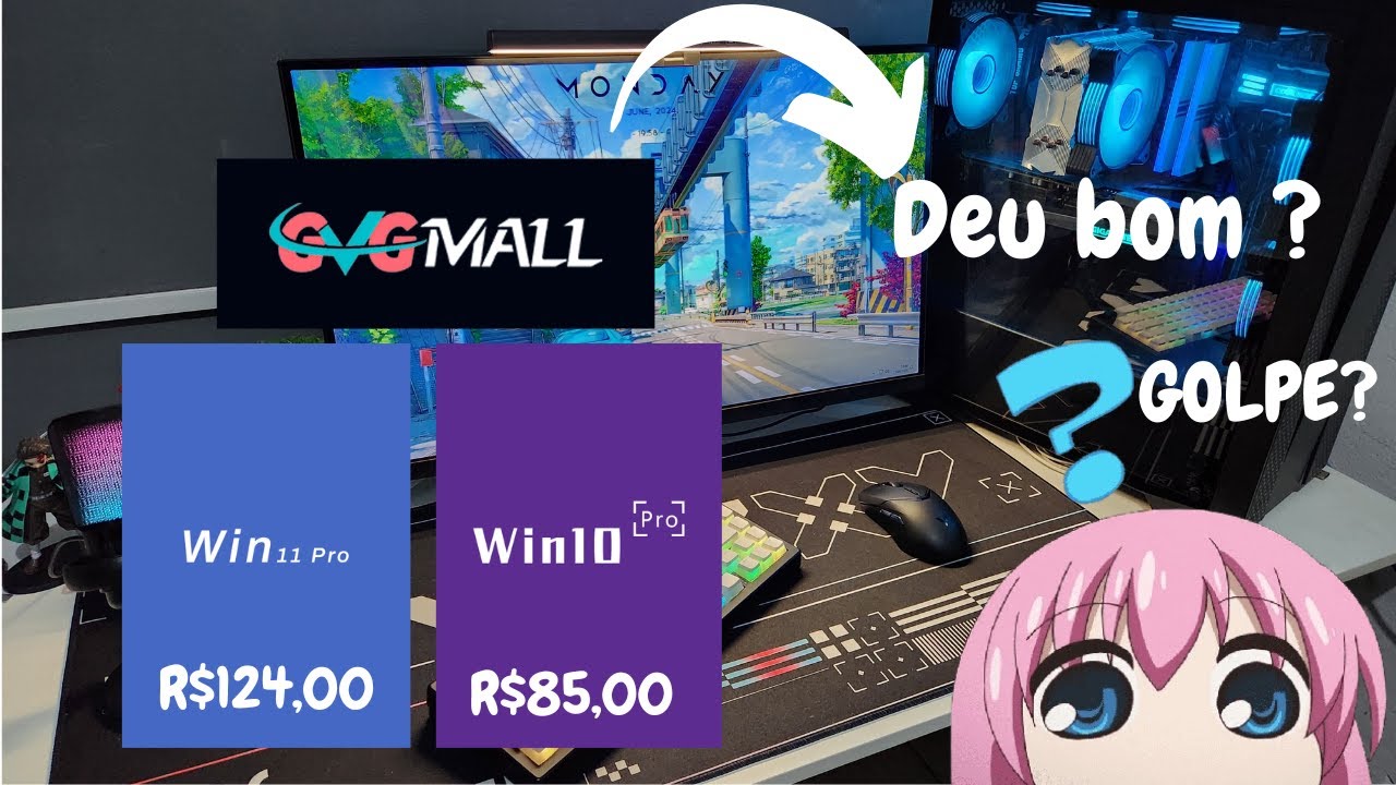 Comprei o WINDOWS 10 e 11 PRO Barato da  GVGMALL - É GOLPE ?