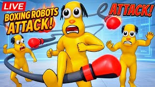 LIVE Annoying Uncle Punch 🤖🥊 | Boxing Robots Attack! Crazy Funny Game screenshot 1