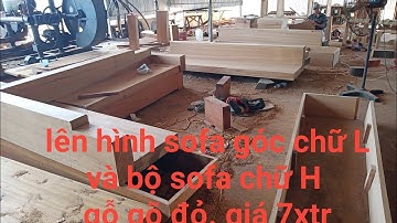 sofa góc chữ L và sofa chữ H,gỗ gõ đỏ nguyên khối giá dưới 80tr, lh zl 0989447179 Trung đồ gỗ đắclac