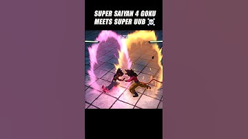 Super Saiyan 4 Goku Meets Super Uub 🤯 #crashout #uub #sparkingzero #dragonballz #dbz
