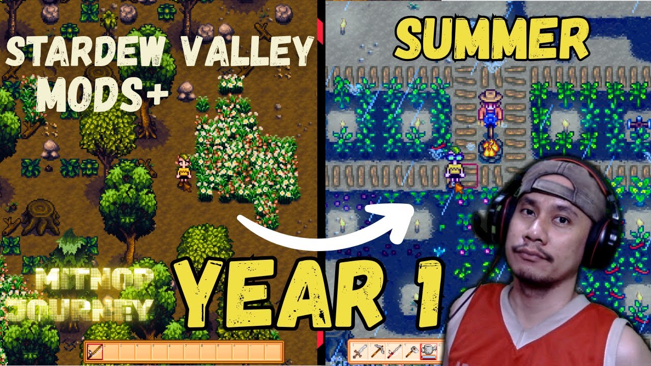 Mitnop Play : Stardew Valley Mods+ Part 4 | Summer year 1
