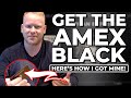 I'm SHOOK 🤯 | Unboxing The American Express BLACK Card ♠️ 💳