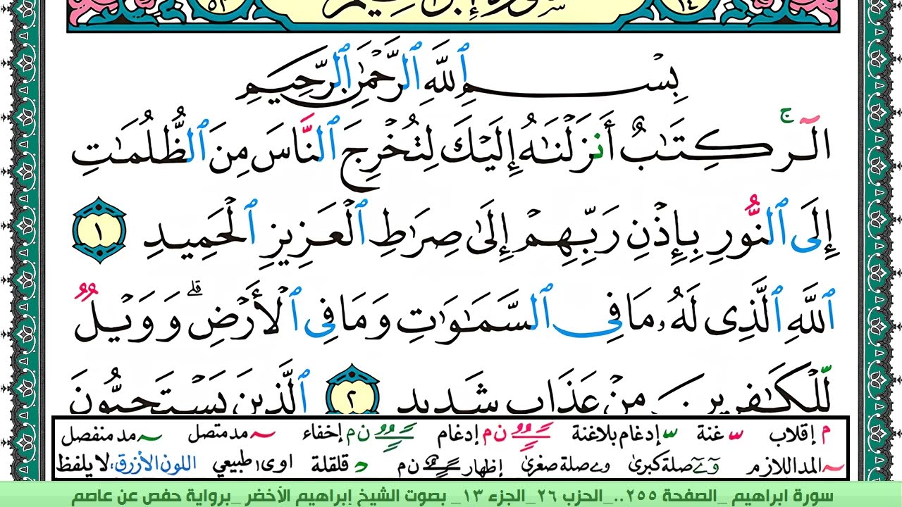 سورة إبراهيم الشيخ ابراهيم الاخضر