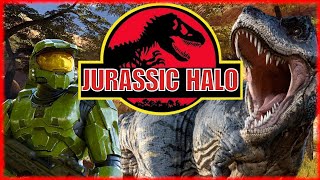 This mod adds DINOSAURS into Halo 3 screenshot 2