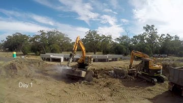 Timelapse vision of Narwonah bridge replacement - future proofing Inland Rail