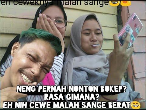 Neng pernah nonton bokep? Malah sange ceweknya!!