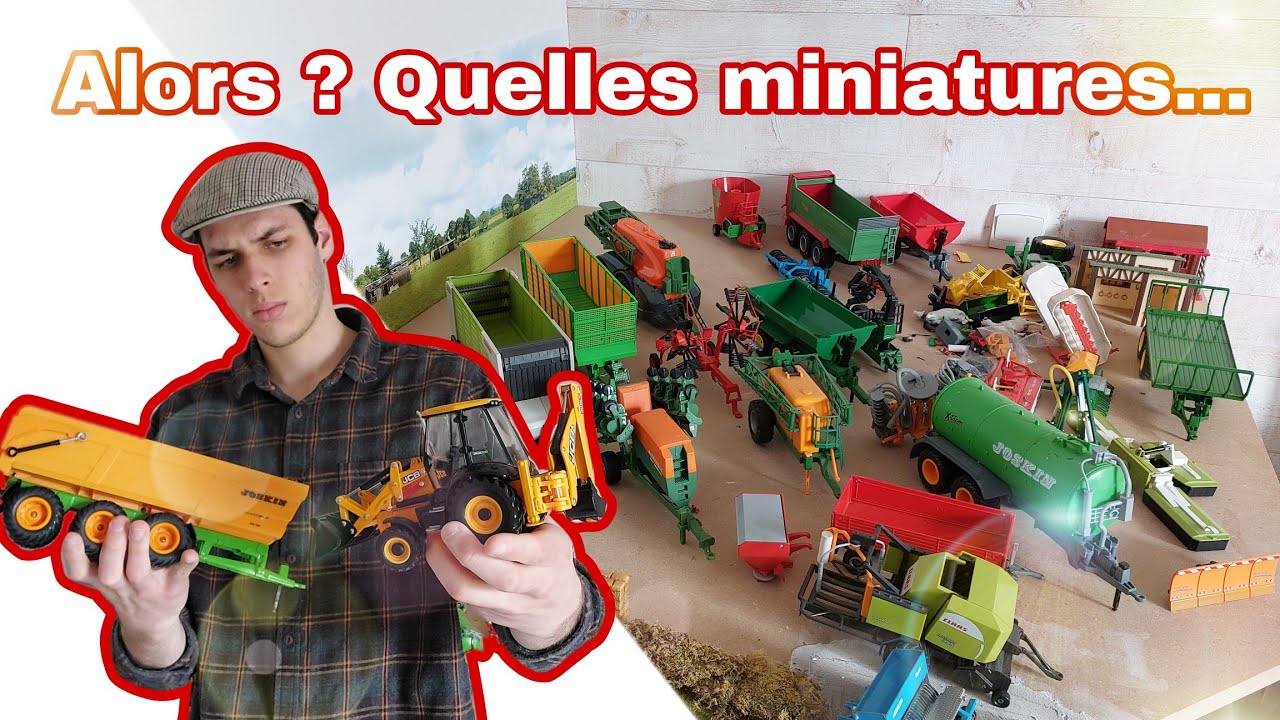 Miniatures agricoles  Illian expose ses pépites à l'agree mini