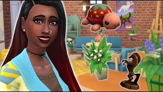 I furnished my sims home with just crafted items!  // Sims 4 crafting challenge