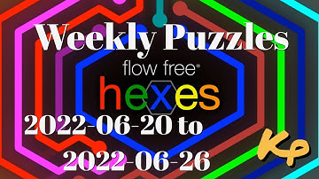 Flow Free Hexes - Weekly Puzzles - Extreme Courtyard - 2022-06-20 to 26 - June 20th to 26th 2022