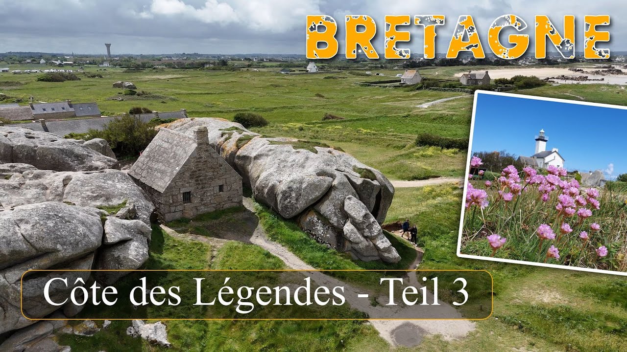 Bretagne - die Côte des Légendes - Teil 3 - Meneham,  Phare du Pontusval, Le Folgoët (4K)