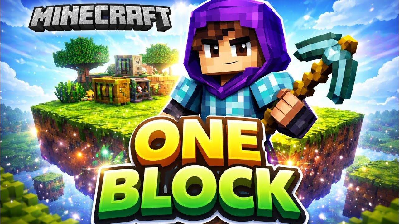 Minecraft One Block | Survival Series Episode 1 (Long Video) - YouTube