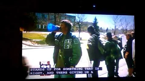Hinkley High School Prostest April 4, 2011 Fox31