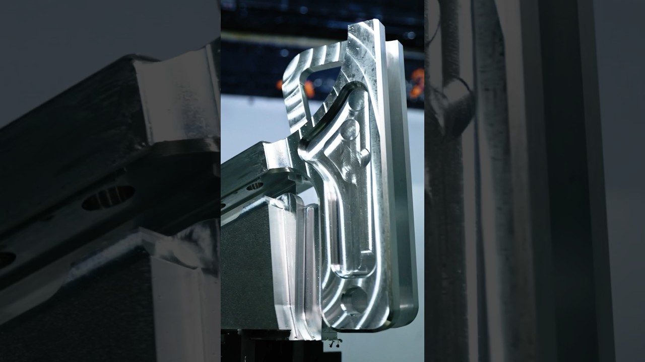 Complex 5 Axis Part Holding On By a Thread