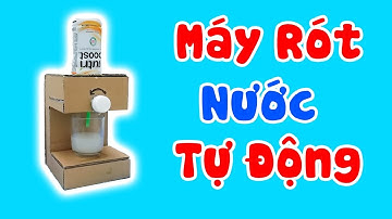 Thử làm máy rót nước tự động với bìa giấy và cái kết thật bất ngờ