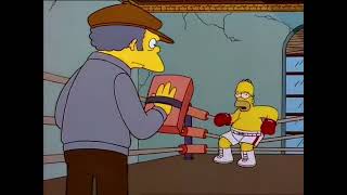 The Simpsons - Homer Simpsons Boxing Training