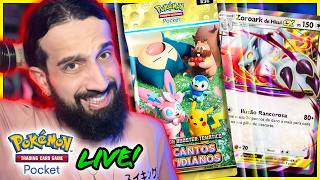 NOVA COLEÇÃO! TESTANDO ZOROARK ALBINO no Pokémon TCG Pocket! - YouTube
