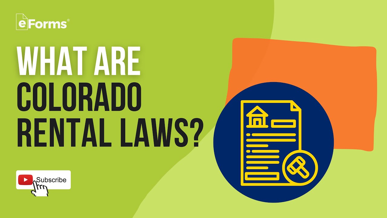 Colorado Rental Laws - EXPLAINED
