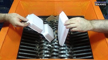 SHREDDER MACHINE! Shredding Hard and Soft Things! Oddly Satisfying, Relaxing Video #024