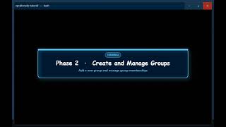 Create users and groups on Oracle Linux