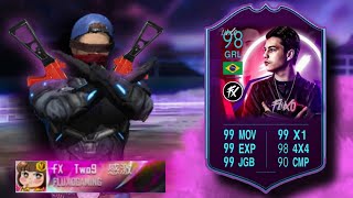 O MELHOR JOGADOR DE FREE FIRE  - MELHORES MOMENTOS TWO9 #3