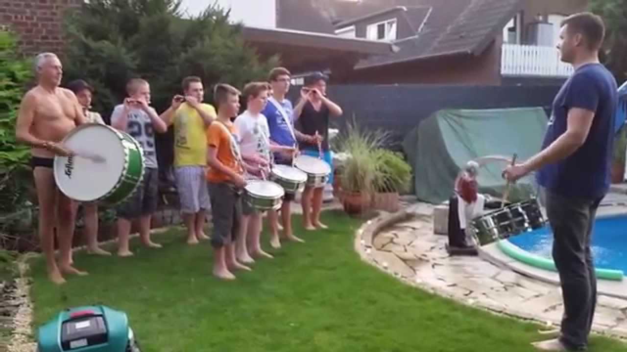Cold Water Challenge 2014 - Tambourcorps 