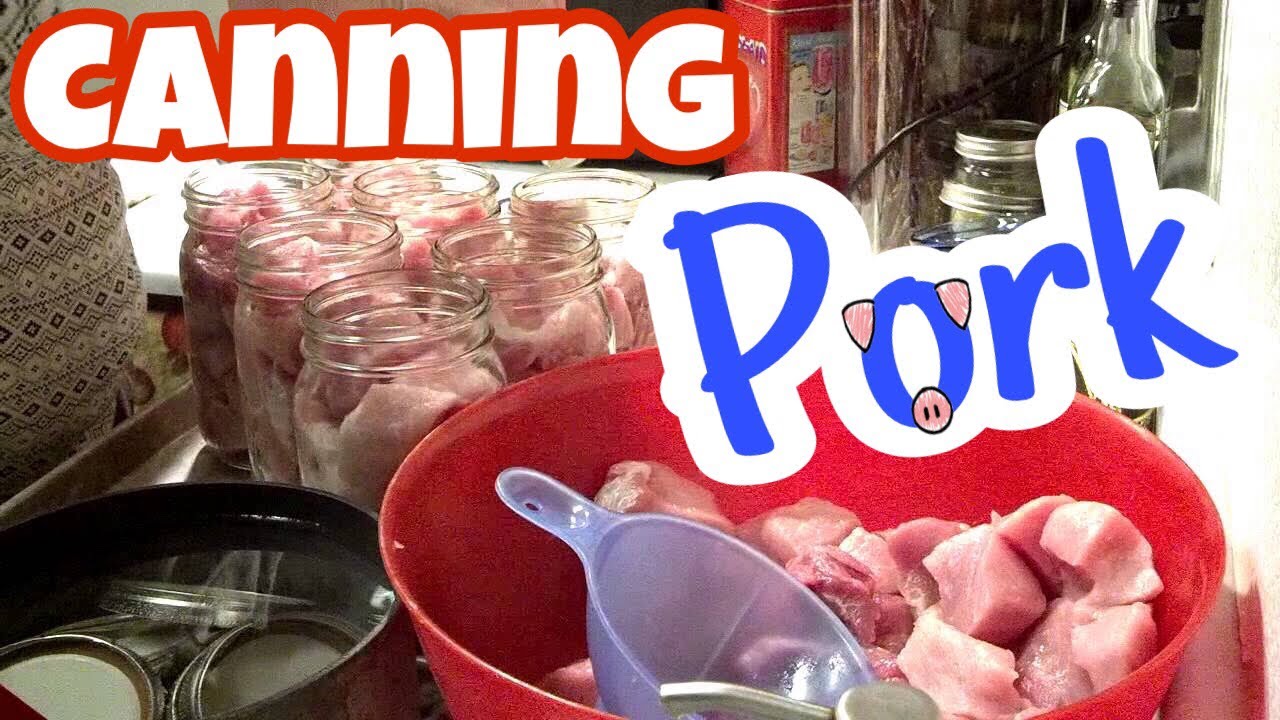 CANNING PORK with BARBEQUE SEASONING GREAT Food Storage! YouTube