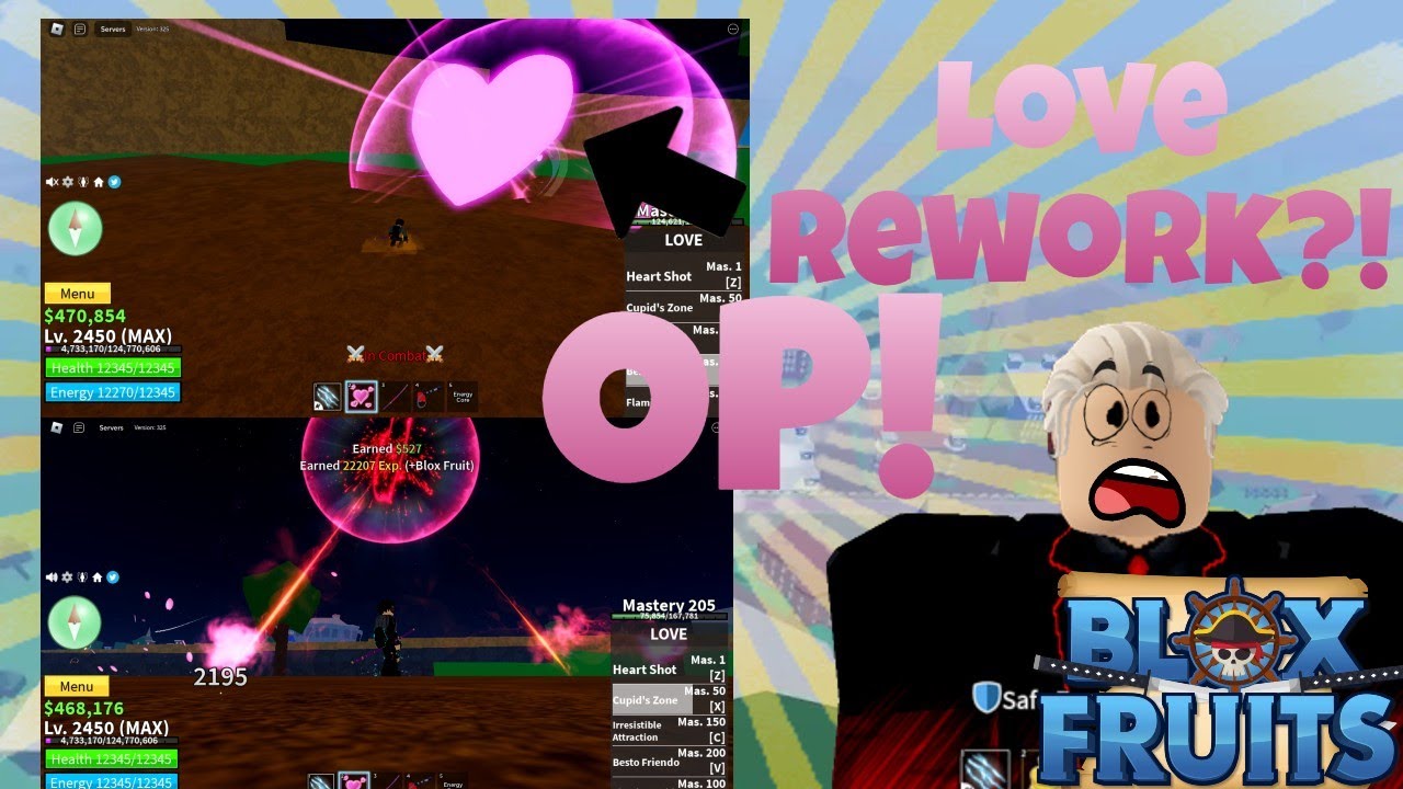 This LOVE REWORK is OPPPPPPPPPPPPPPPP💗| Blox Fruit - YouTube