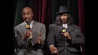 2Pac And Snoop Dogg 1996 MTV Interview AI Digital Remastered 4K 60FPS