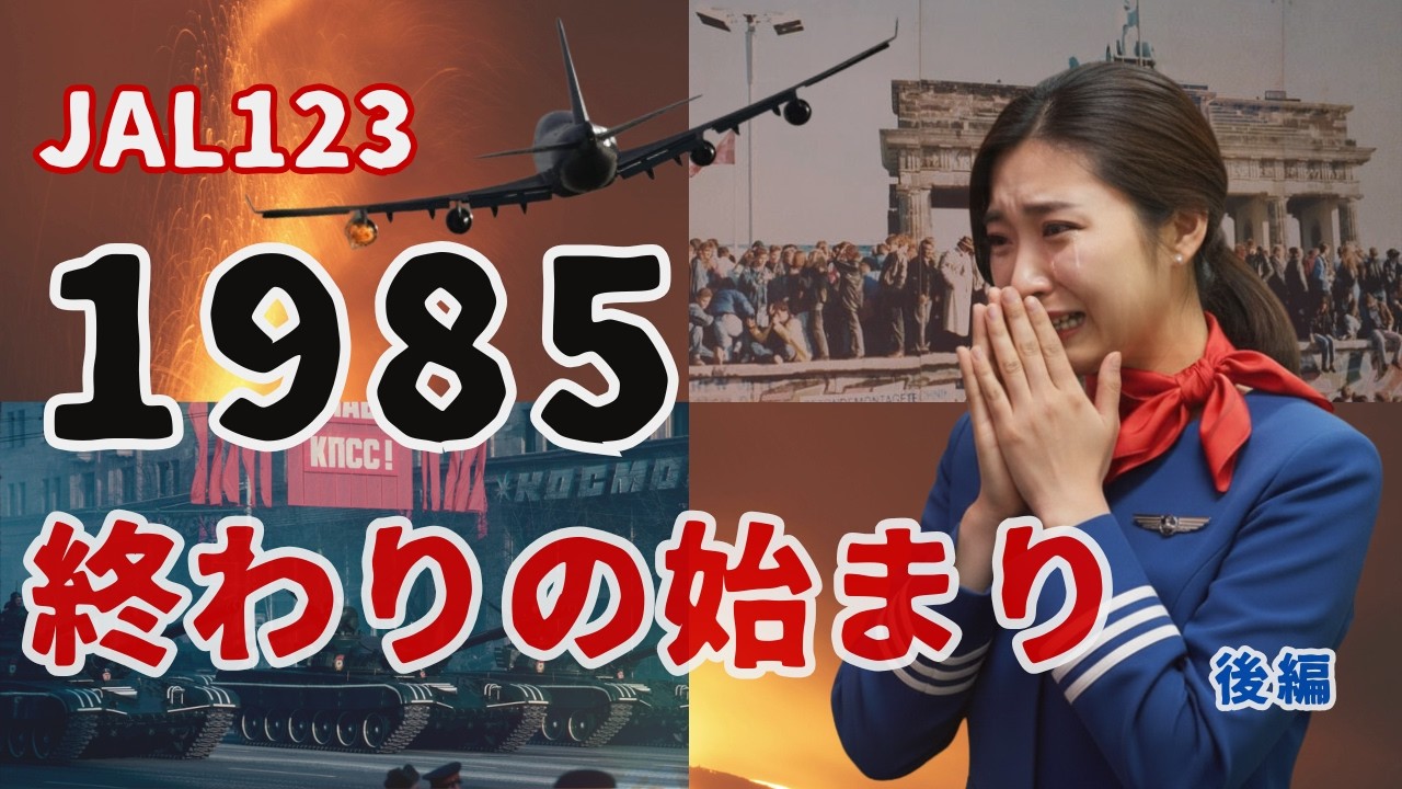 1985年世界は静かに崩れ始めていた|元CA凛子|日本航空123便御巣鷹山墜落事件【後編】