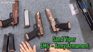 So Sánh Sand Viper EMG Với Army Armament , Quá Đẹp Luôn