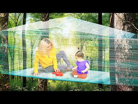 OMG! We Made A Tent From Plastic Wrap! Cool Survival Hacks By A PLUS SCHOOL