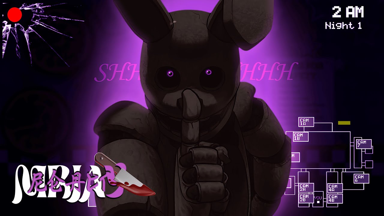 🐰🟣 ♪GhostBusters (Os Caça-Fantasmas) | React to | Abismo & Entrevista com Springtrap - Chrono 🐰🟣