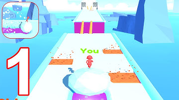 Snow Rails.io - Gameplay Part 1 All Levels 1-11 (Android, iOS)