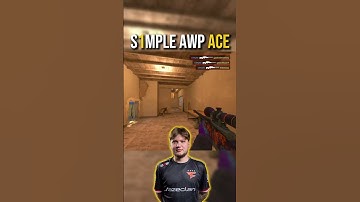 s1mple Playing Faceit | AWP ACE... #cs2 #csgo #gaming #cs2clips