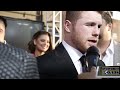 Canelo dice: A Golovkin me lo llevo entre las patas