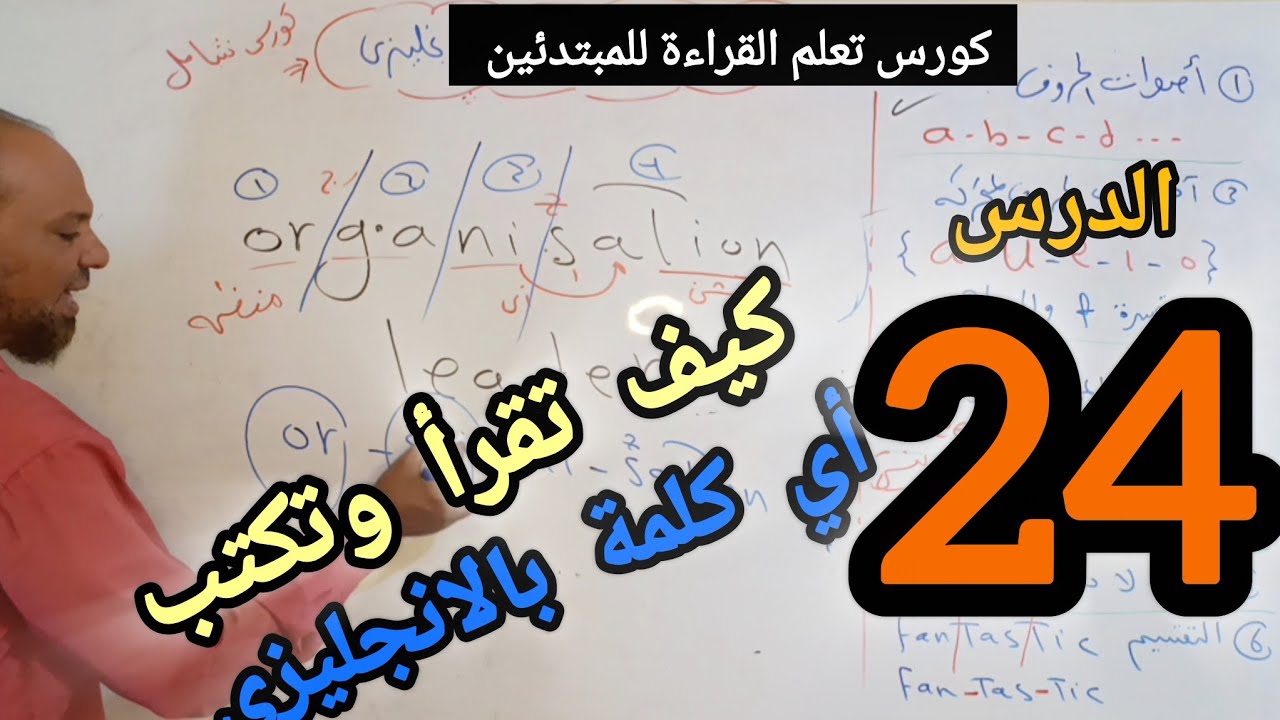 تعلم القراءة والكتابة باللغه الانجليزيه للمبتدئين (الفيديو منقول عن الأجانب)#تحدث_الإنجليزية 