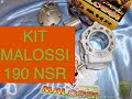 Unboxing kit malossi 180 190 pour nsr 125 prpar par rrd performance