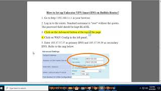 Set up Unlocator VPN Smart DNS on Buffalo Router screenshot 5