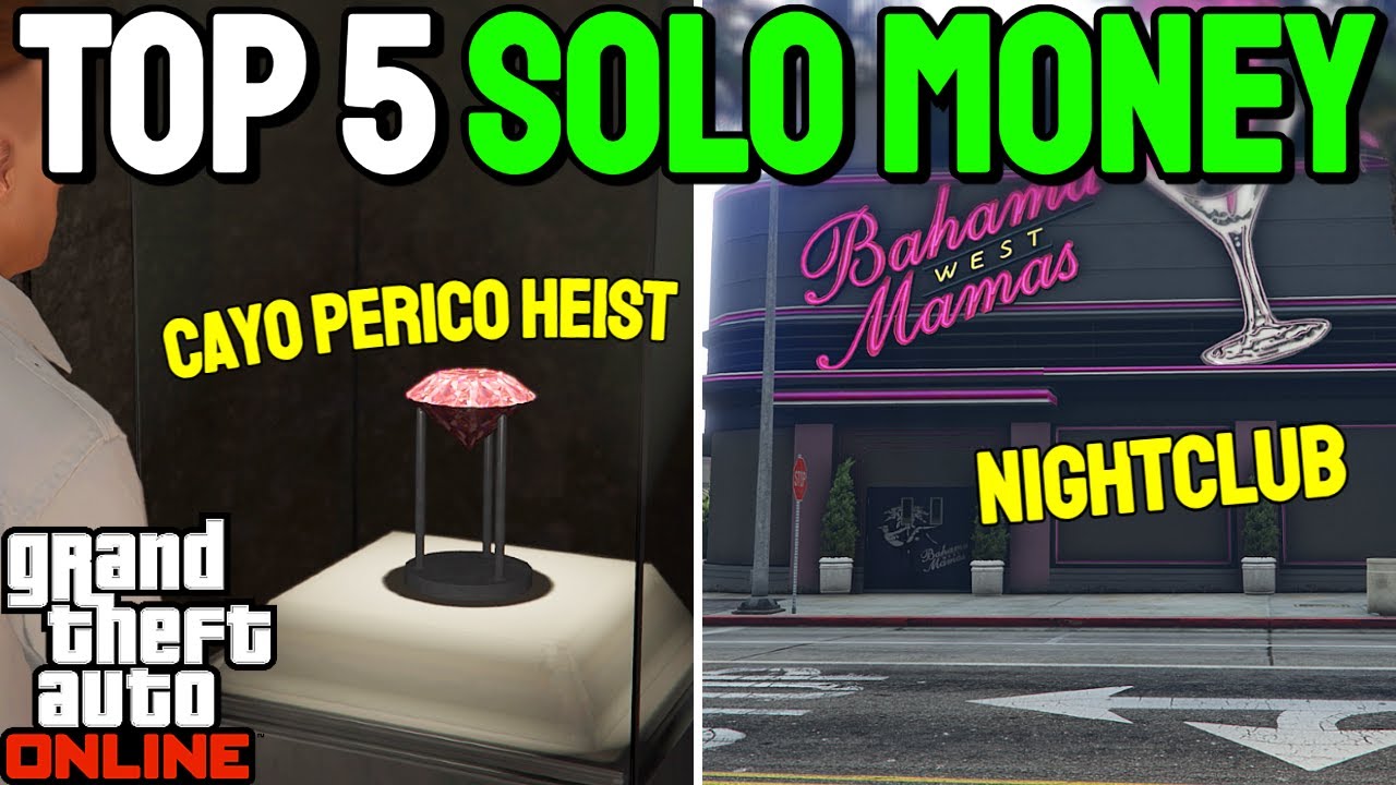 ⁣Top 5 Ways to Make Money Solo In GTA Online! (2023)