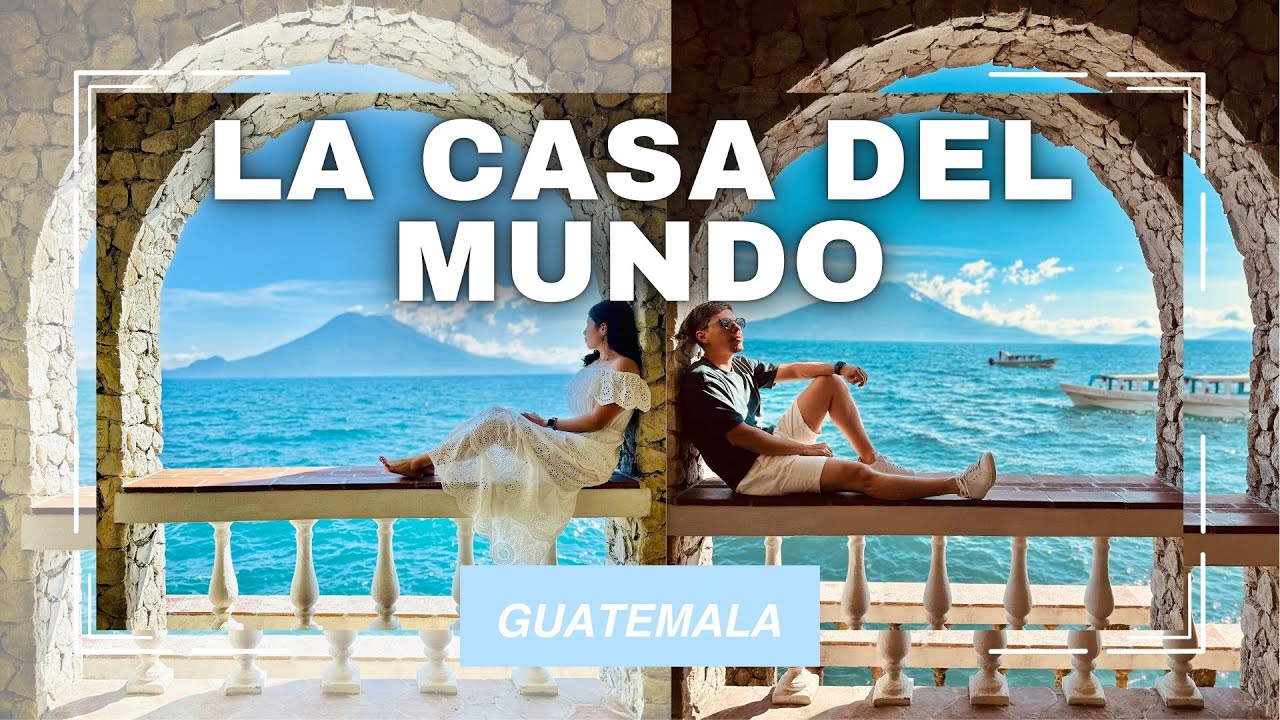 ¡El hotel más increíble de Guatemala! Vistas de otro planeta al lago Atitlán 🌋✨ - La casa del MUNDO🏡
