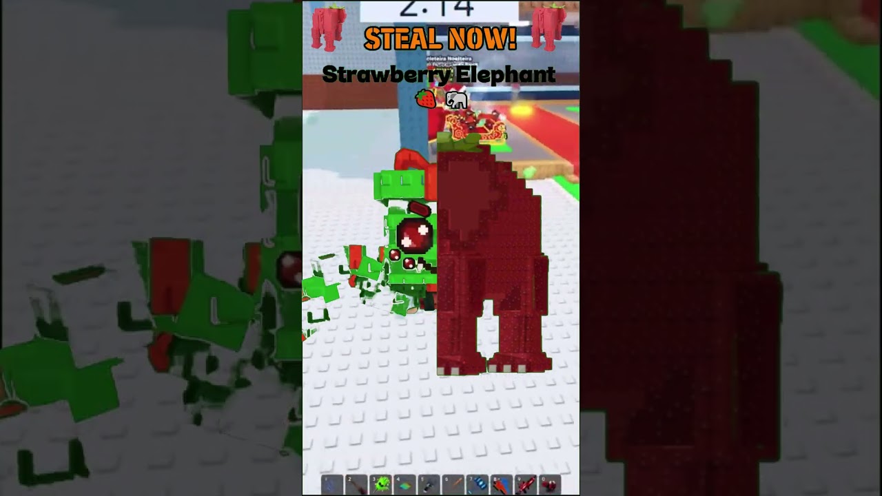 i got strawberry elephant in steal a brainrot admin abuse! 