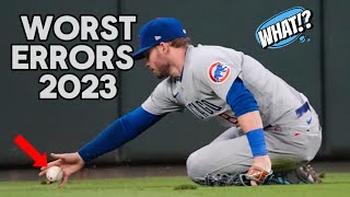 MLB | Worst Errors of The 2023 season🔥⚾️