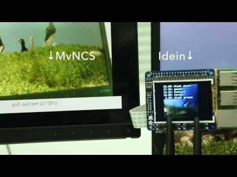 Neural Compute Stick (with 1 SHAVE processor) vs. Raspberry Pi's GPU