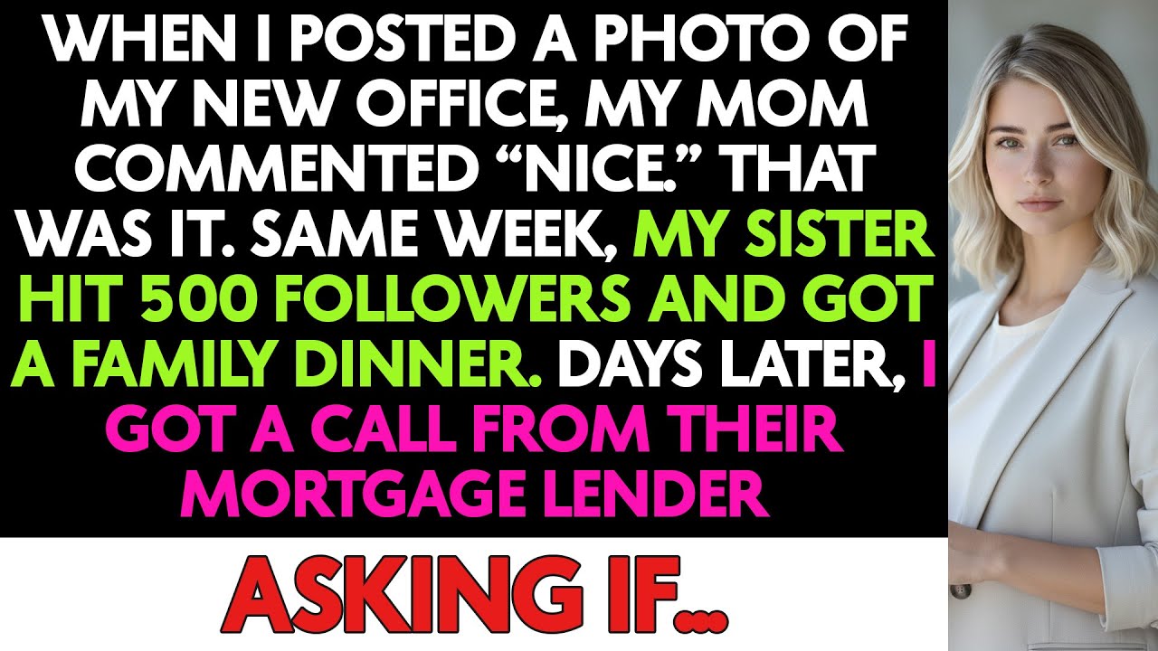 Family Celebrated Every Tiny Thing My Sister Did… And Forgot I Paid Their Mortgage