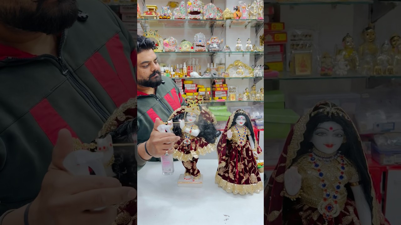 Radha Krishna Shringar 15&rdquo;Makrana Marble,All Size Idols AvailableBook 8398968023 #viral #viralreels