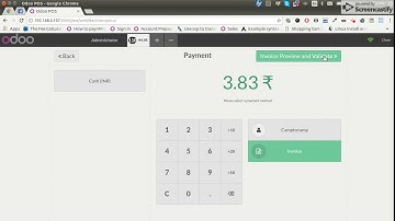 Odoo Point of Sale Invoice Preview [www.geminatecs.com]