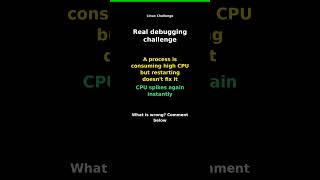Linux Challenge: High CPU Issue