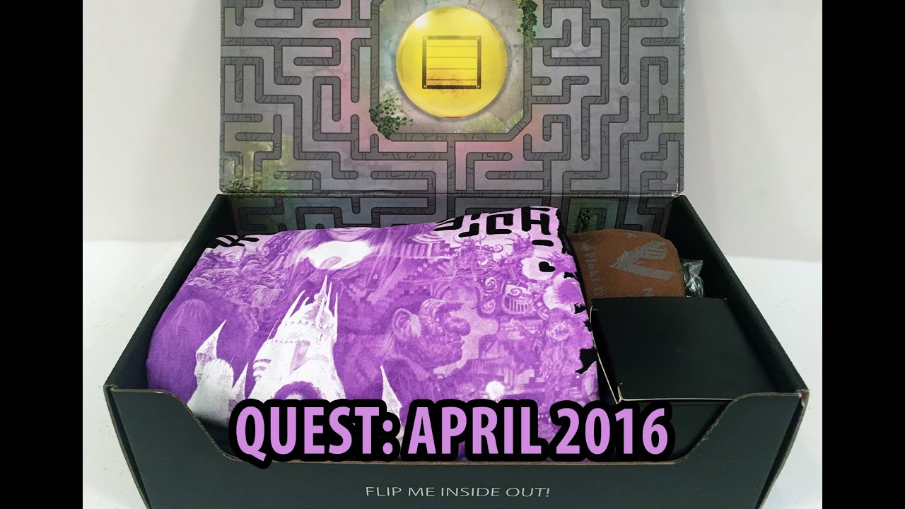 Loot Crate April 2016 - Quest Review - YouTube
