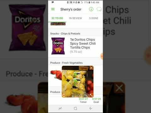 Instacart How to Shop for Produce Store Check-in Select Scan Weight Items