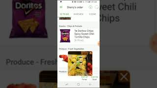 Instacart: How to Shop for Produce - Store Check-in, Select, Scan, Weight Items